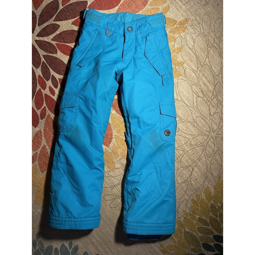 Roxy Girls' 10K Turquoise Blue Snowboard & Ski Pants Size XS (5/6)